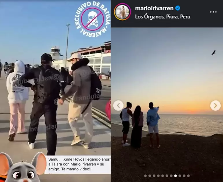 Mario Irivarren, Ximena Hoyos y Ra�l Arbul� se fueron de viaje juntos. (Instagram)