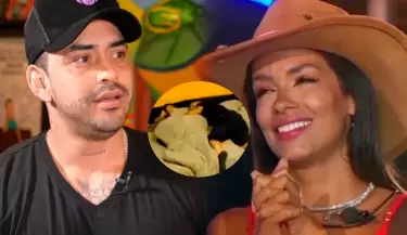 Diego Ch�varri sorprende tras abrazar a Shirley Arica mientras dorm�a