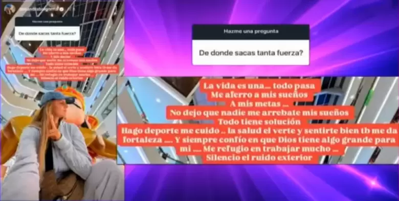 Alejandra Baigorria comparte fuerte mensaje previo a su aniversario.