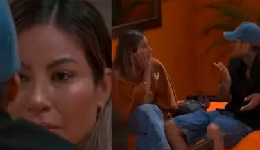 Pamela L�pez y Paul Michael pelearon nuevamente en 'La Granja VIP'.