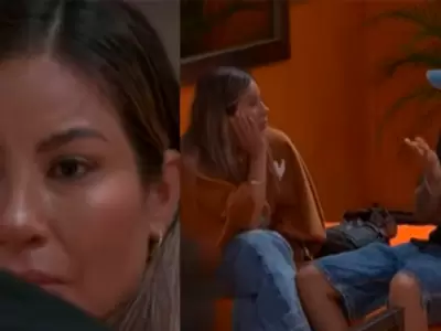 Pamela L�pez y Paul Michael pelearon nuevamente en 'La Granja VIP'.