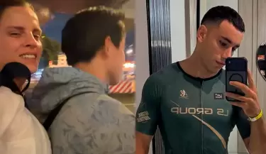 Alejandra Baigorria no saluda en redes Said Palao por aniversario y sale en compa��a de amigo en China.