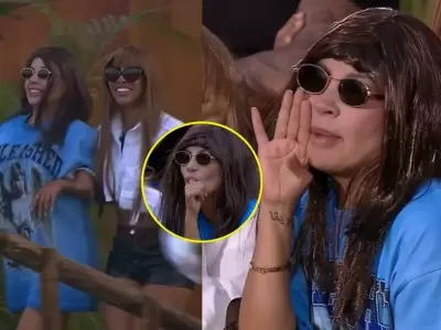 Pamela L�pez sorprende al imitar a Samahara Lobat�n en "La Granja VIP".