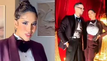 Melissa Paredes sac� cara por su look en avat premiere.