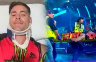 Pancho Rodr�guez sufri� un fuerte golpe en la cabeza tras caerse durante una competencia de 'EEG'