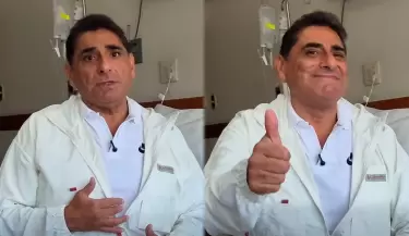 Carlos �lvarez reaparece tras operaci�n de emergencia y cuenta qu� pas�.