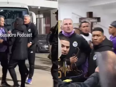 DT de Comerciantes Unidos arremeti� contra t�cnico de Cienciano tras partido de la Liga 1.