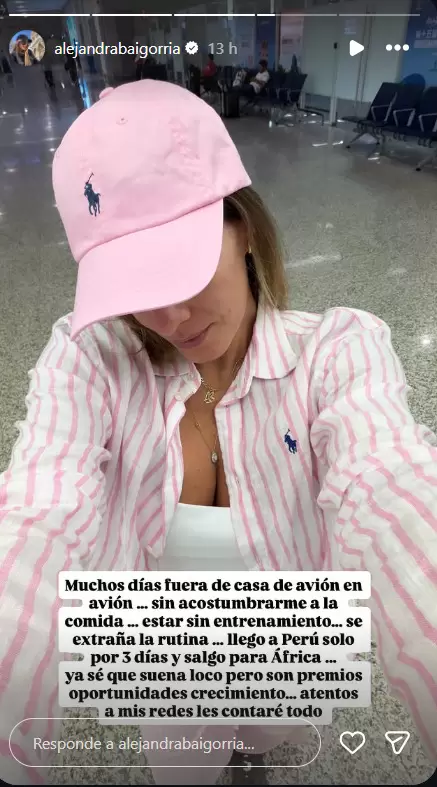 Mensaje de Alejandra Baigorria