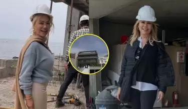 Gisela Valc�rcel revela su nueva casa frente al mar.