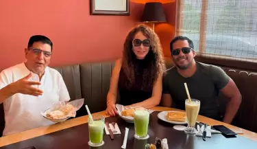 Janet Barboza impacta con desayuno junto a su ex Nilver Huarac y su novio F�lix Moreno.