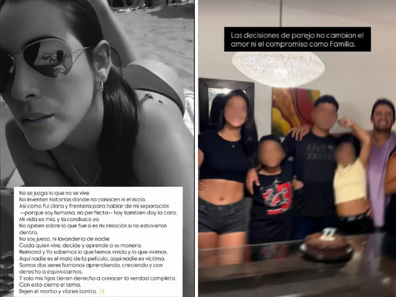Esposa de Reimond Manco responde tras criticas a su presunta reconciliaci�n.