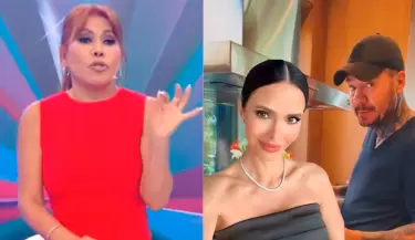 Magaly coment� sobre la relaci�n de Marcelo Tinelli y Rossana Almeyda.