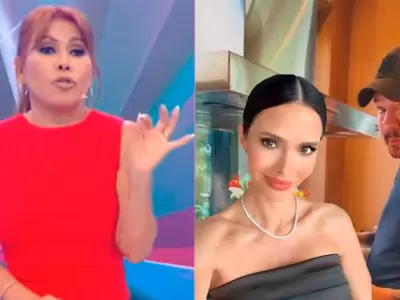 Magaly coment� sobre la relaci�n de Marcelo Tinelli y Rossana Almeyda.