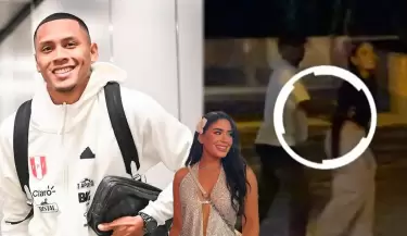Bryan Reyna y Valentina Munera son captados juntos de noche.