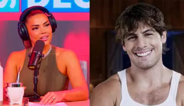 Flor Ortola y Renato Rossini Jr. protagonizaron coqueteos en 'La Granja VIP'.