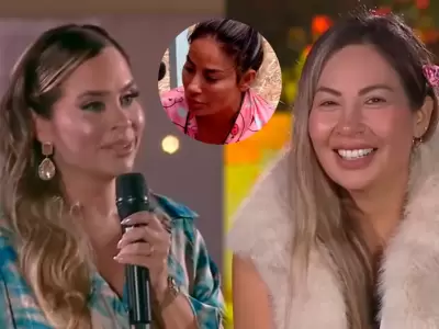 Ethel Pozo se burla de su fama de "llorona" y vacila a Pamela L�pez en vivo.