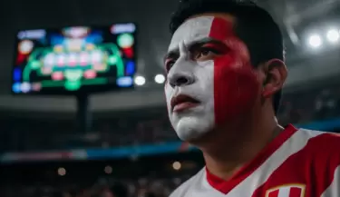 Aficionados del f�tbol peruano.