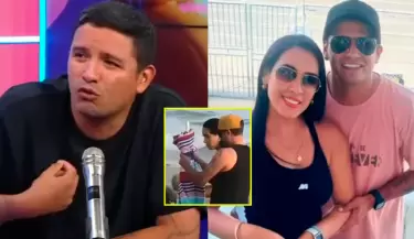 Reimond Manco se pronunci� tras im�genes con su esposa.