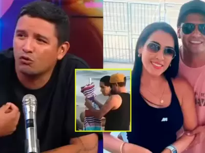 Reimond Manco se pronunci� tras im�genes con su esposa.