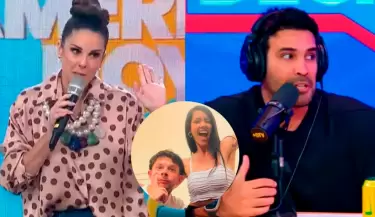 Rebeca Escribens llam� la atenci�n al excombatiente por generar rumores de Mario Hart y Paloma Fiuza.