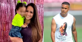 Pamela L�pez llora tras encontrarse con su hijo y afirma que Cueva no lo visit�