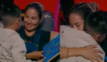 Hijo de Pamela L�pez la conmueve en "La Granja VIP".
