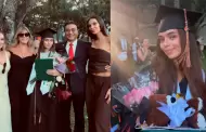 Natalie V�rtiz se emociona al celebrar la graduaci�n de su hermana en Estados Unidos:  "Vamos, mi reina"