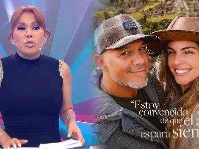 Magaly cuestiona que Alejandro Sanz ame para siempre a Stephanie Cayo