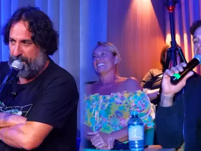 'Loco' Wagner aclara an�cdota con mam� de Hugo Garc�a.