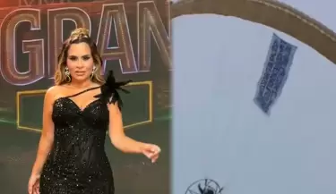 Ethel Pozo molesta por avionetas que sobrevuelan "La Granja VIP".