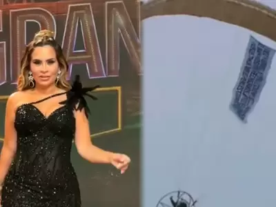 Ethel Pozo molesta por avionetas que sobrevuelan "La Granja VIP".