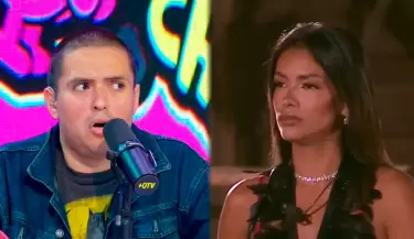Samuel Su�rez cuestiona a Shirley Arica tras retarlo a bailar por criticarla.