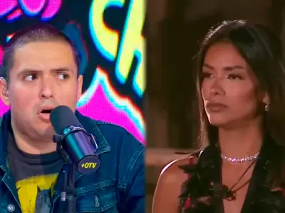Samuel Su�rez cuestiona a Shirley Arica tras retarlo a bailar por criticarla.