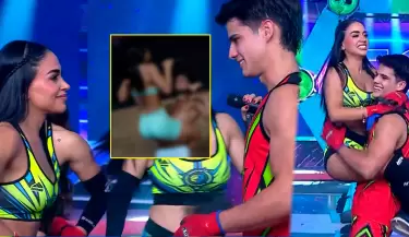 Onelia Molina y Kevin D�az recrean en vivo curioso ejercicio tras video viral.