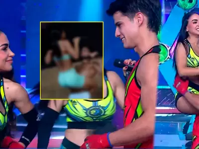 Onelia Molina y Kevin D�az recrean en vivo curioso ejercicio tras video viral.