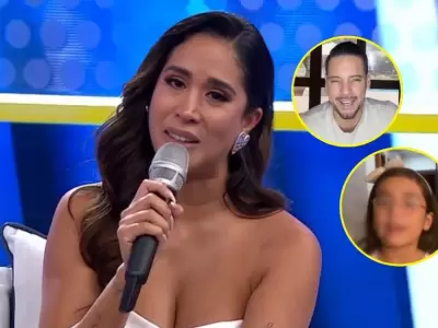 Melissa Paredes rompe en llanto tras emotiva sorpresa de su hija y su esposo.