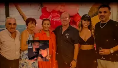 Yahaira Plasencia presume reuni�n familiar con Luis Fernando y sus mam�s.
