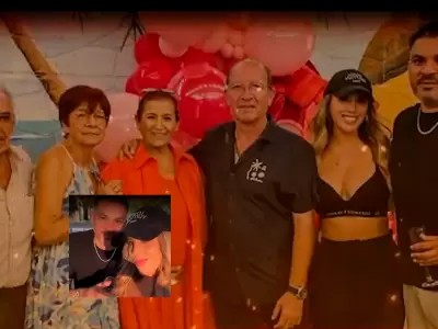 Yahaira Plasencia presume reuni�n familiar con Luis Fernando y sus mam�s.