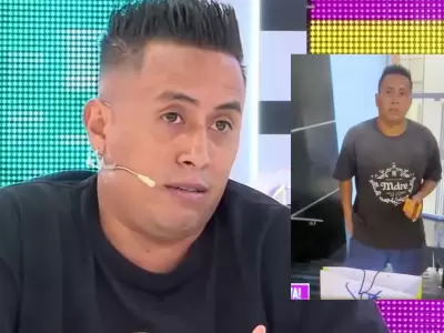 Christian Cueva busc� a su hijo por su cumplea�os