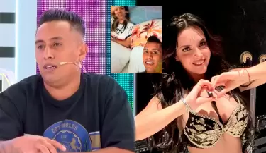 Christian Cueva no confirma ni descarta que haya tenido affaire con Ros�ngela Espinoza.