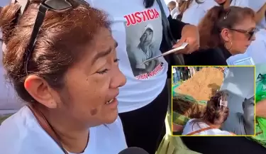 Hermana de vigilante fallecido tras atropello en Trujillo exige justicia entre l�grimas.