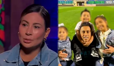 Pamela L�pez desmiente que Christian Cueva no pueda ver a sus hijos.