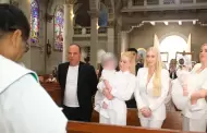 Mauricio Diez Canseco y Dailyn Curbelo bautizaron a sus hijos Valentina y Dom�nico