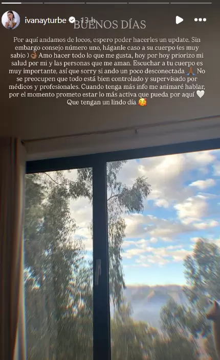 Mensaje de Ivana Yturbe