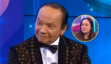 'Melcochita' aclara pol�mica por la 'pastillita azul' y su novia de 22 a�os.