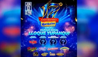 Artista que participar�n del 17 Aniversario de Karibe�a.