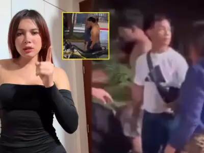 La Uchul� encara a su novio y a una mujer tras sospechoso encuentro.