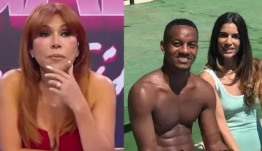 Magaly Medina opina sobre pol�mica de Andr� Carrillo y lanza advertencia a su esposa.