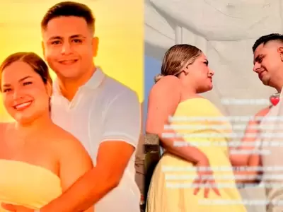 Jhon Chumo emociona con mensaje por sus 3 meses de relaci�n con Lesly �guila.