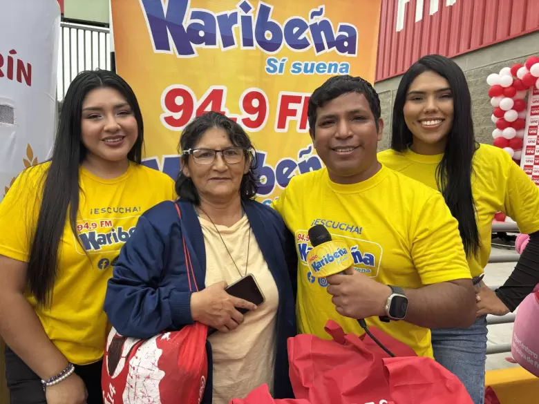 Karibe�a en la inauguraci�n de Precio Uno.